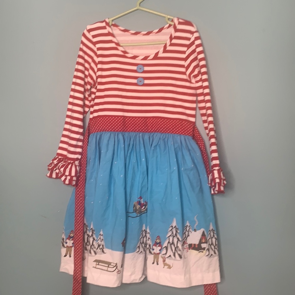 Christmas scene dress Eleanor Rose